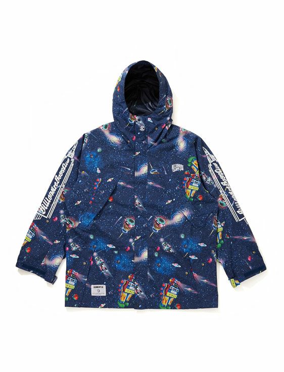 BILLIONAIRE BOYS CLUB/ビリオネア・ボーイズ・クラブ/SHELL PARKA/Mサイズ/BLUE/ブルー