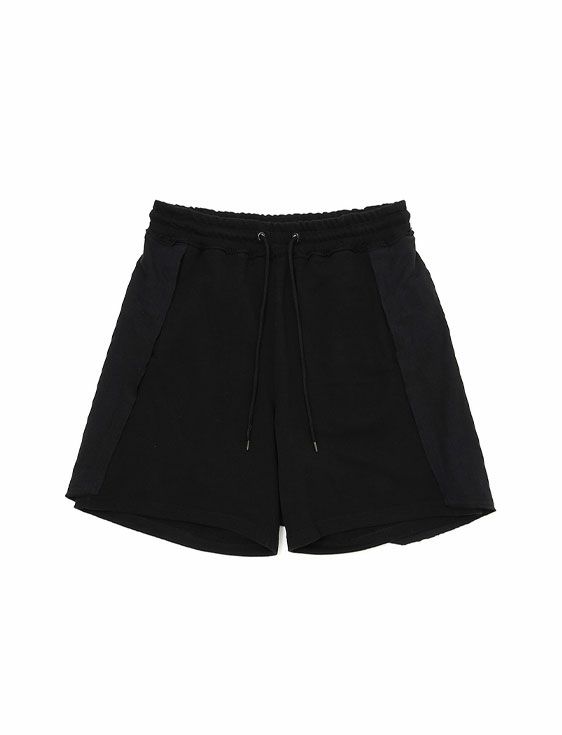 FACETASM/ファセッタズム/7 BARS SWEAT SHORTS/BLACK/ブラック