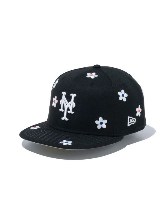 NEWERA/ニューエラ/5950 NEYMET FLOEMB BLK/BLACK/ブラック