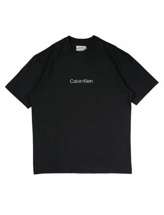 CalvinKlein/カルバンクライン/SS STANDARD LOGO TEE/BLACK/ブラック