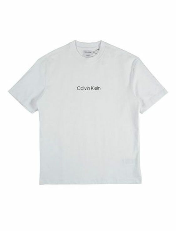 CalvinKlein/カルバンクライン/SS STANDARD LOGO TEE/WHITE/ホワイト