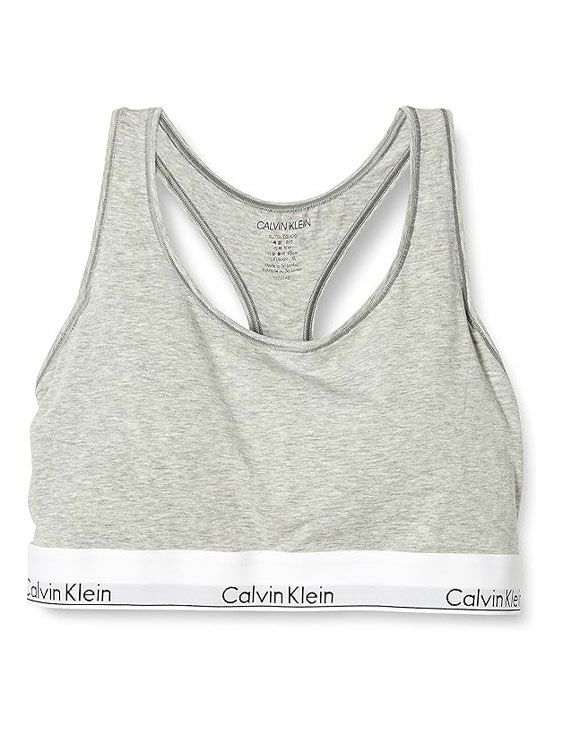 CalvinKlein/カルバンクライン/MODERN COTTON BRALETTE/GRAY/グレー