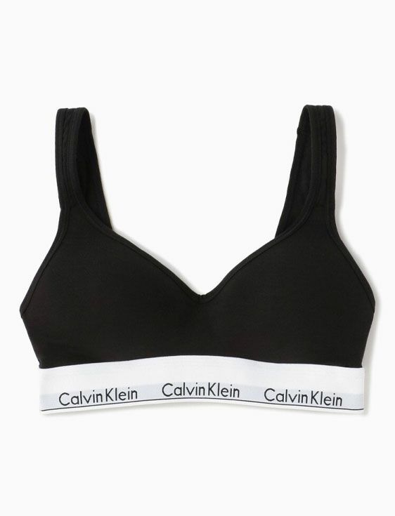 CalvinKlein/カルバンクライン/MODERN COTTON SCOOP BACK LL BRALETTE/BLACK/ブラック