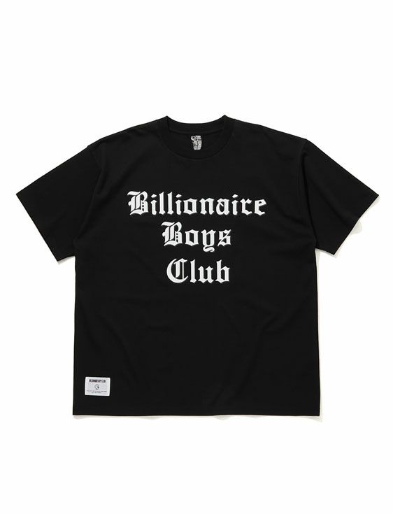 BILLIONAIRE BOYS CLUB/ビリオネア・ボーイズ・クラブ/COTTON T-SHIRT B/Mサイズ/BLACK/ブラック