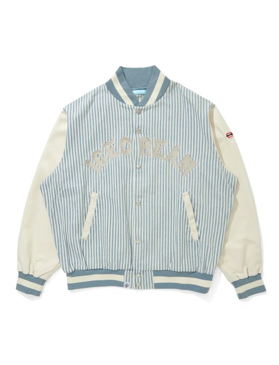 ICECREAM/アイスクリーム/WASHED DENIM BLOUSON/WHITE/ホワイト