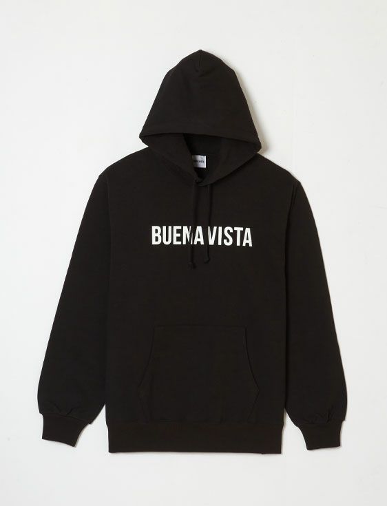 BUENA VISTA/ブエナビスタ/BUENA VISTA LOGOHOODIE/BLACK/ブラック