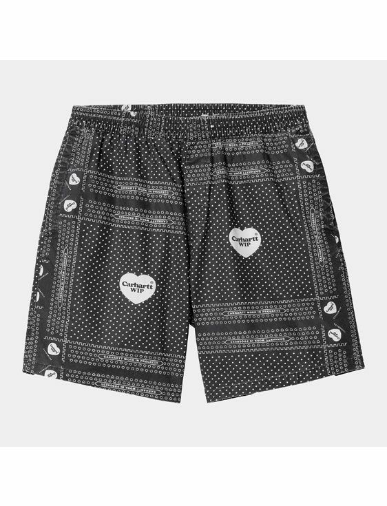 Carhartt WIP/カーハート　ダブリューアイピー/HEART BANDANA SHORT/BLACK/ブラック