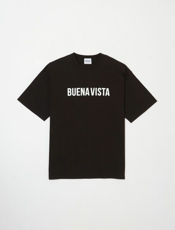 BUENA VISTA/ブエナビスタ/BUENA VISTA LOGO tee/BLACK/ブラック