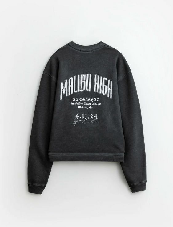 STAMPD/スタンプド/Oil Wash Malibu High Crew/BLACK/ブラック