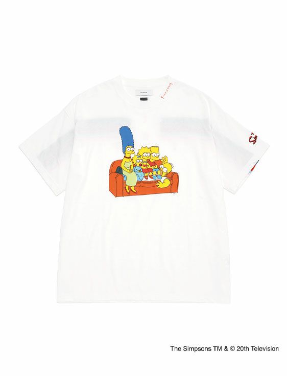 FACETASM/ファセッタズム/FACETASM×THE SIMPSONS RIBBIG TEE/５サイズ/WHITE/ホワイト