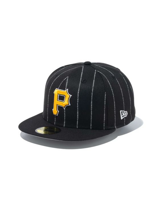 NEWERA/ニューエラ/5950 PITPIR TEXT STRIPE BLK/BLACK/ブラック