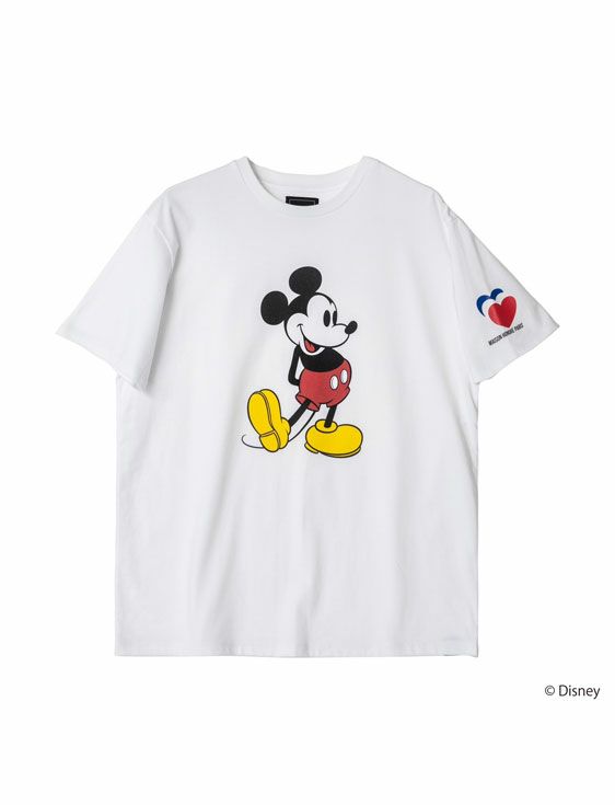 MAISON HONORE/メゾンオノレ/Limited design T-shirt 01/ Mickey/WHITE/ホワイト