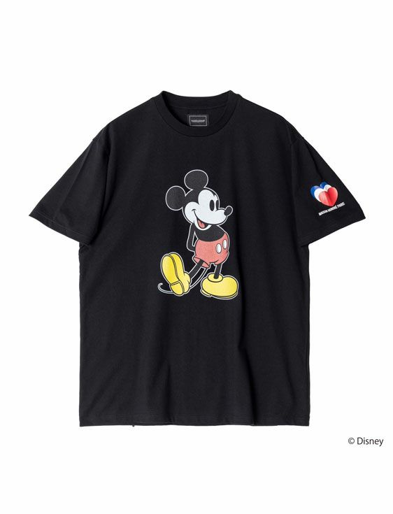 MAISON HONORE/メゾンオノレ/Limited design T-shirt 01/ Mickey/BLACK/ブラック