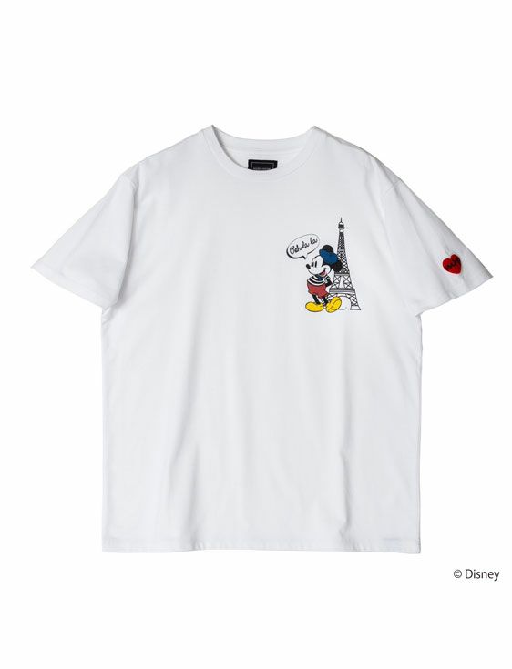 MAISON HONORE/メゾンオノレ/Limited design T-shirt 02/ Mickey/WHITE/ホワイト