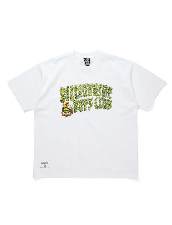 BILLIONAIRE BOYS CLUB/ビリオネア・ボーイズ・クラブ/COTTON T-SHIRT ARCH LOGO BY W/XLサイズ/WHITE/ホワイト