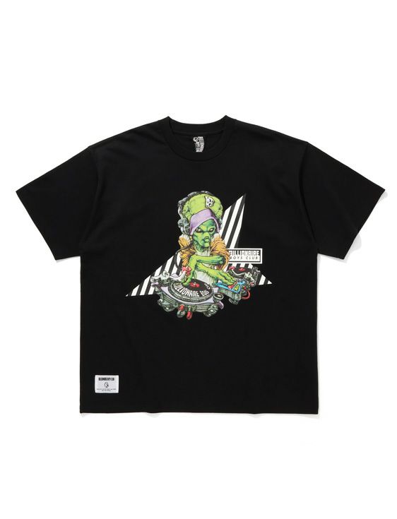 BILLIONAIRE BOYS CLUB/ビリオネア・ボーイズ・クラブ/COTTON T-SHIRT MUSIC/BLACK/ブラック