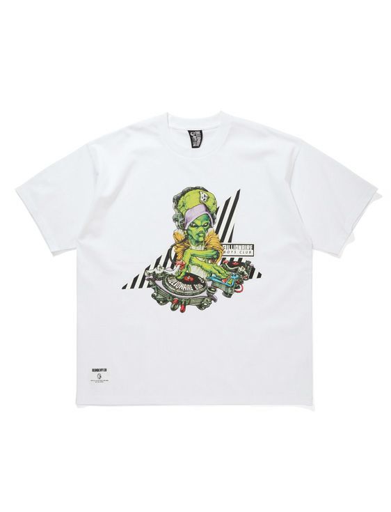 BILLIONAIRE BOYS CLUB/ビリオネア・ボーイズ・クラブ/COTTON T-SHIRT MUSIC/WHITE/ホワイト