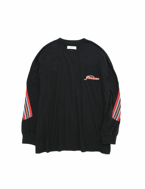 FACETASM/ファセッタズム/RIB LONG SLEEVE TEE/BLACK/ブラック