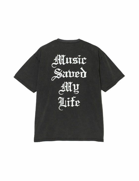 MSML/エムエスエムエル/VINTAGE GARMENT DYE T SHIRT/BLACK/ブラック