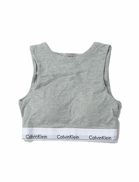 CalvinKlein/カルバンクライン/MODERN COTTON (FASHION) LGHTLY LINED BRALETTE/GRAY/グレー