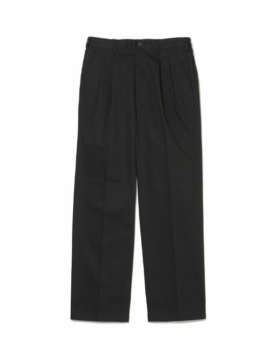 MSML/エムエスエムエル/TC TWILL WIDE PANTS/BLACK/ブラック