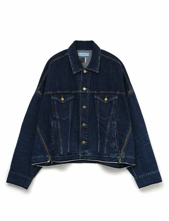 FACETASM/ファセッタズム/ZIPPER DENIM JACKET/INDIGO/インディゴ