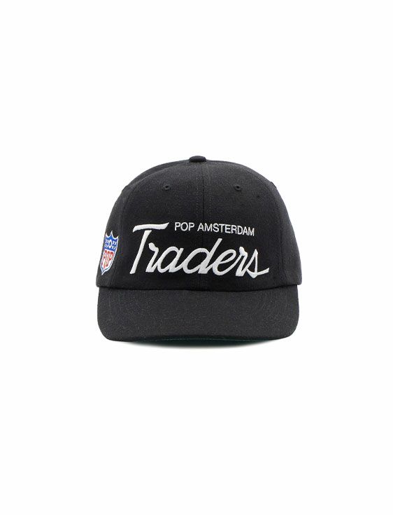 POP TRADING COMPANY/ポップトレーディングカンパニー/TRADERS SIXPANEL HAT IN BLACK/BLACK/ブラック