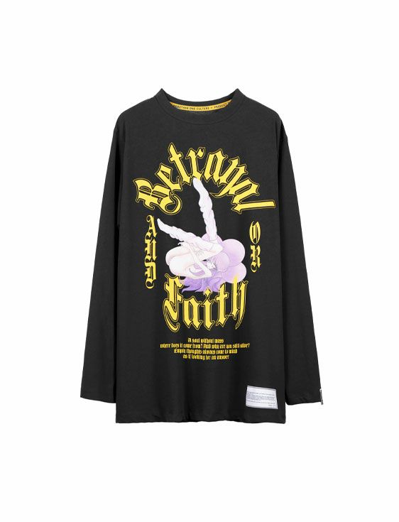 beautybeast/ビューティービースト/L/S TEE DARKKNIGHT/BLACK/ブラック