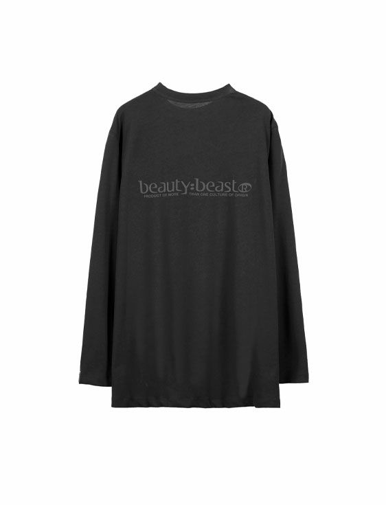 beautybeast/ビューティービースト/L/S TEE DARKKNIGHT/BLACK/ブラック