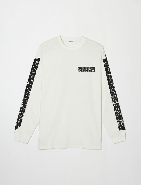 BUENAVISTA/ブエナビスタ/天上天下唯我独尊 L/S tee/WHITE/ホワイト