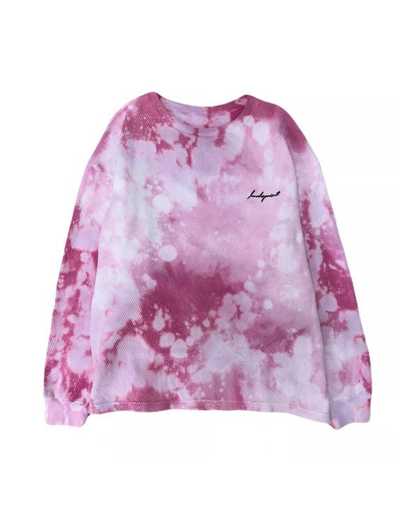 INDEPICT/インデピクト/MARBLE DYED THERMAL/PINK/ピンク