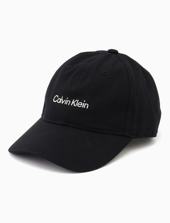 CalvinKlein/カルバンクライン/TITLECASE CAP A/BLACK/ブラック