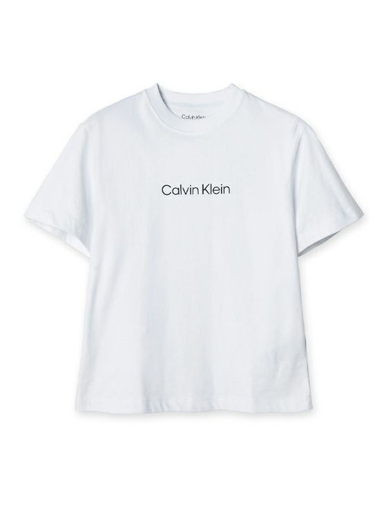 CalvinKlein/カルバンクライン/SS RELAXED STANDARD LOGO TEE/WHITE/ホワイト