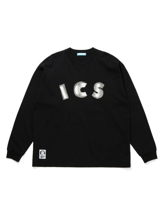 ICECREAM/アイスクリーム/COTTON LS T-SHIRT ICS/BLACK/ブラック