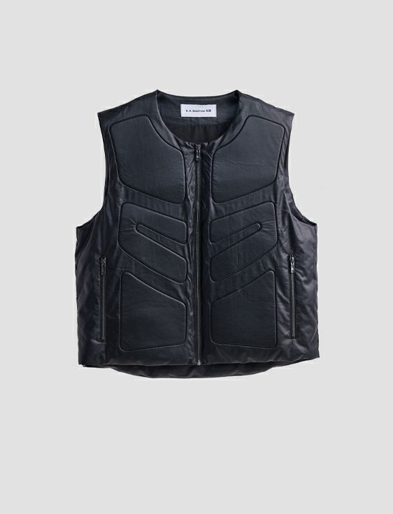 A.A.Spectrum/エーエースペクトラム/BALLISTIC Down Waistcoat/BLACK/ブラック