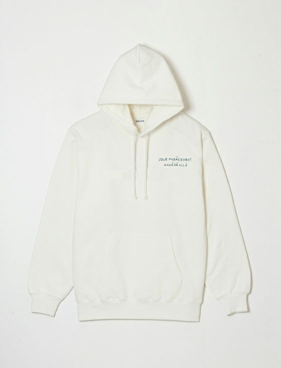BUENA VISTA/ブエナビスタ/QUE MIRAS BOBO HOODIE/WHITE/ホワイト