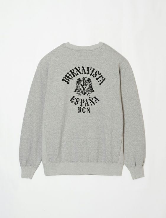 BUENA VISTA/ブエナビスタ/STENCIL BV LOGO SWEAT/GRAY/グレー