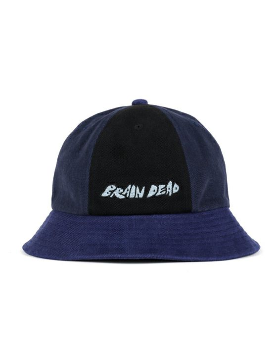 BRAIN DEAD/ブレインデッド/BRUSHED TWILL PANELLED BELL HAT/NAVY/ネイビー