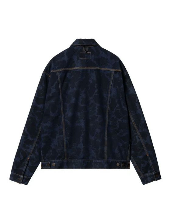 ジャケット・アウター Carhartt Duck Helston Jacket Carhartt WIP Duck Helston Jacket, Camo Duck, Black