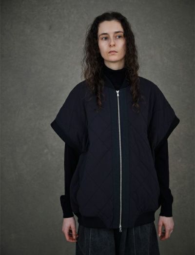 TAUPE/トープ/Diamond Pattern Bomber Jacket TAUPE】初めて買ったドメブラのボンバージャケットがデザインも値段も