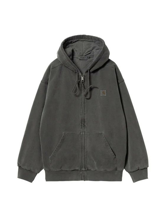 Carhartt WIP/カーハート　ダブリューアイピー/HOODED VISTA JACKET Graphite, garment dyed/CHACOAL/チャコールグレー