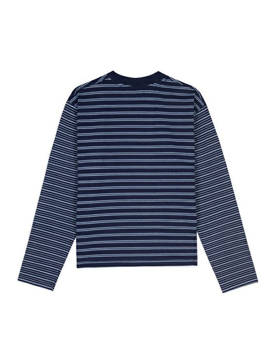 BRAIN DEAD/ブレインデッド/MULTI STRIPE LONG SLEEVE MOCKNECK T