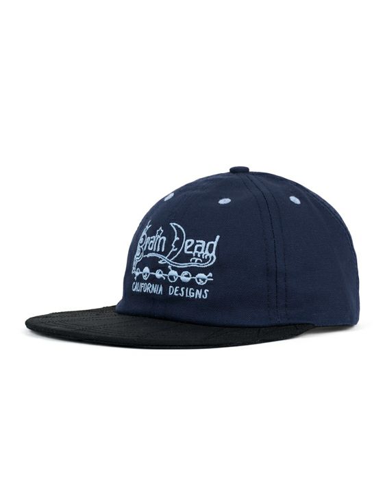 BRAIN DEAD/ブレインデッド/CALIFORNIA DESIGNS LONG BRIM HAT/NAVY/ネイビー