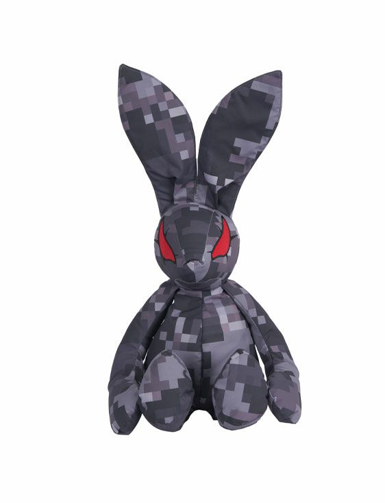 beauty beast/ビューティービースト/PIXEL CAMOUFLAGE RABBIT PACK/BLACK/ブラック