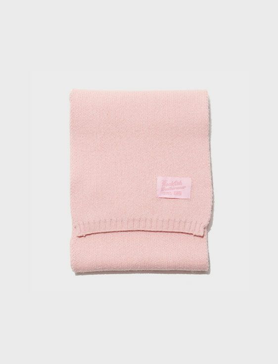 ROCKFISH WEATHERWEAR/ロックフィッシュウェザーウェア/FLUFFY KNIT MUFFLER/PINK/ピンク