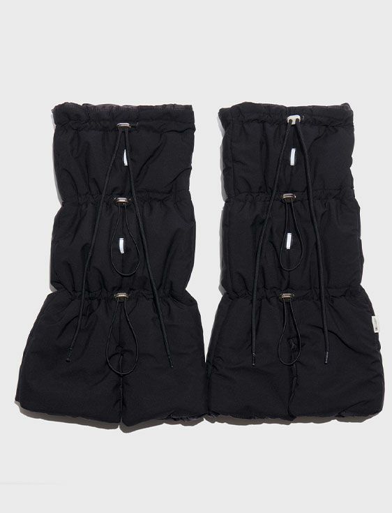  ROCKFISH WEATHERWEAR/ロックフィッシュウェザーウェア/PUFF PADDING LEG WARMER/ブラック/BLACK