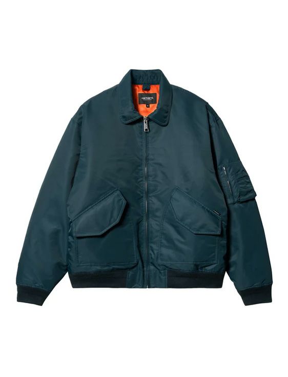 Carhartt WIP/カーハート　ダブリューアイピー/OLTEN BOMBER Duck Blue / Turmeric/NAVY/ネイビー