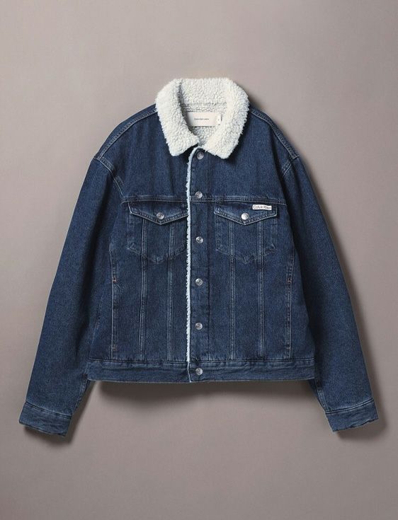 CalvinKlein/カルバンクライン/REGULAR SHERPA DENIM JACKET/INDIGO/インディゴ