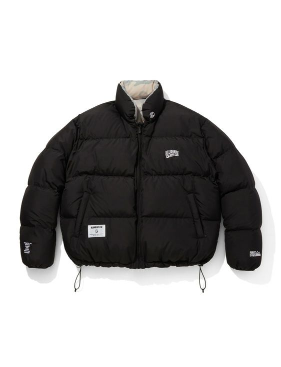 BILLIONAIRE BOYS CLUB/ビリオネア・ボーイズ・クラブ/FIRST DOWN REVERSIBLE DOWN JACKET FUR/BLACK/ブラック