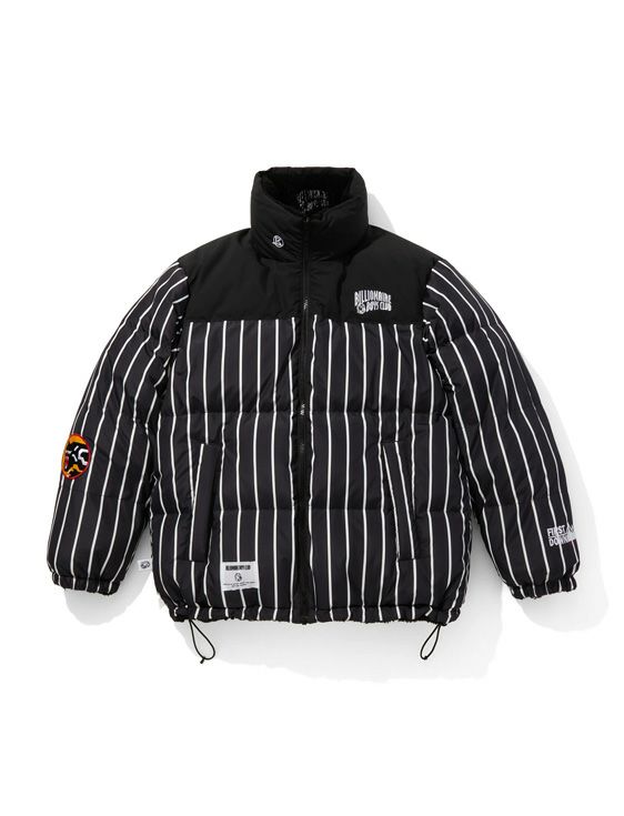 BILLIONAIRE BOYS CLUB/ビリオネア・ボーイズ・クラブ/FIRST DOWN REVERSIBLE BUBBLE DOWN JACKET/BLACK/ブラック